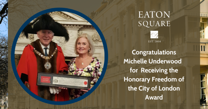 Michelle Underwood Awarded Honorary Freedom of the City of London
