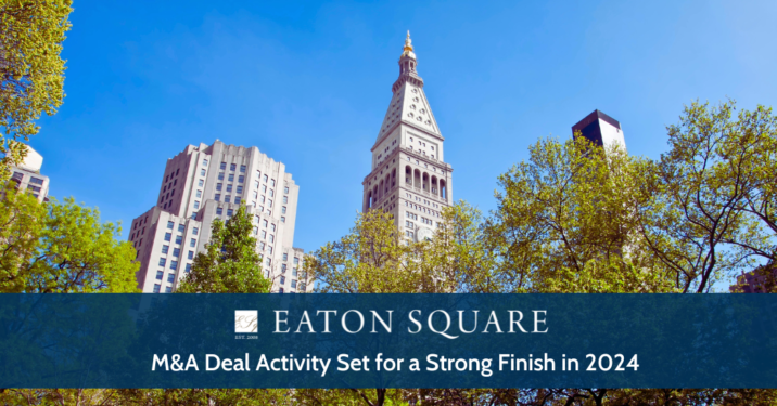 M&A Deal Activity Set for a Strong Finish in 2024